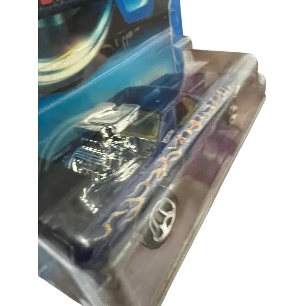 Hot Wheels 1969 El Camino Die Cast Car 171 Blue Flames Silver Yellow New 1:64
